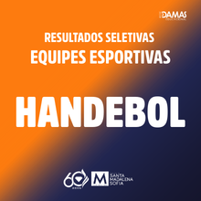 Resultado seletiva - Handebol