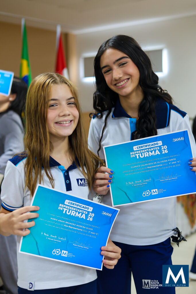 Posse e certificação de representantes de turma marcam compromisso estudantil em 2026